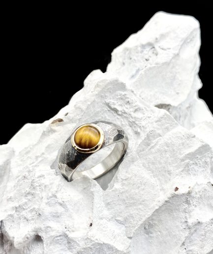 Bague Fauve M œil de tigre