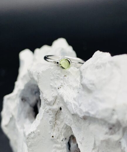 Bague Aquarelle bulle verte